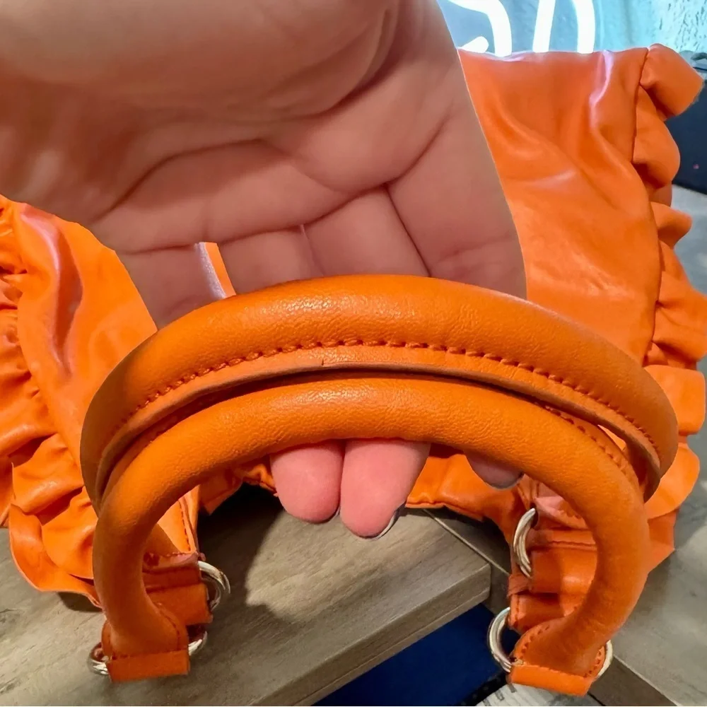 Nine & Co. Vibrant Orange Shoulder Bag - Picture 8 of 8